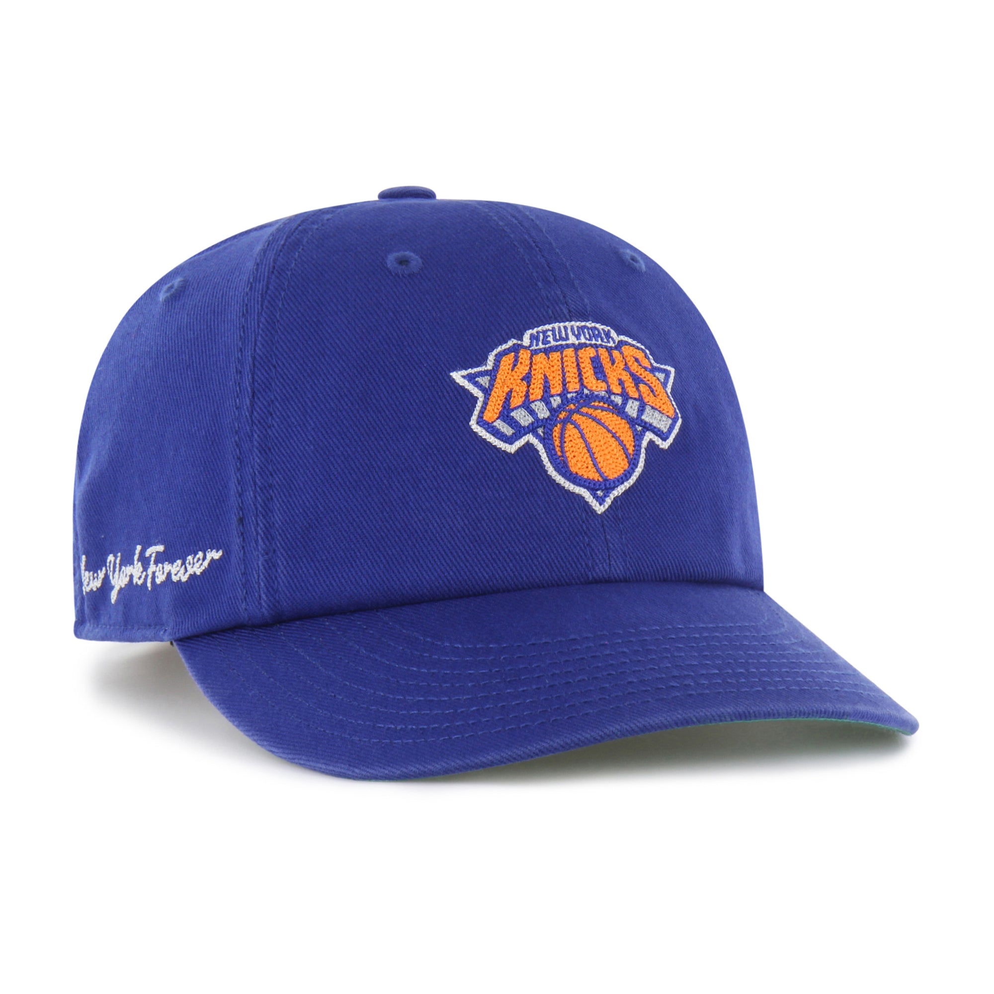 NEW YORK KNICKS CHAIN SIDE STITCH '47 CLEAN UP ROUND VISOR