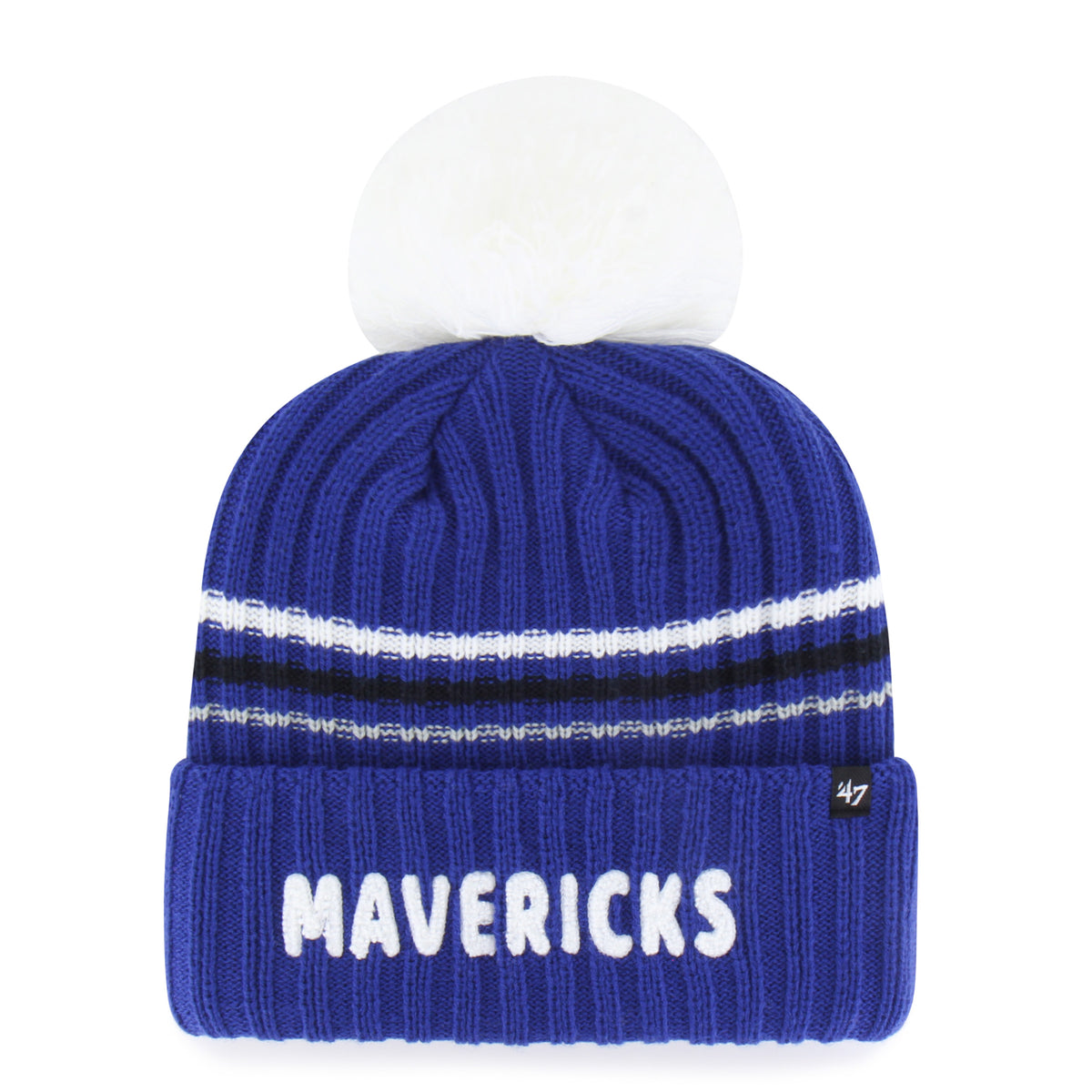 DALLAS MAVERICKS FUZZY SCRIPT '47 CUFF KNIT