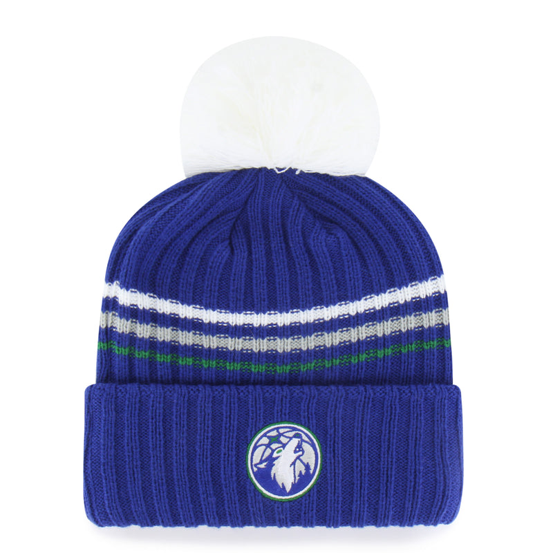 MINNESOTA TIMBERWOLVES FUZZY SCRIPT 47 CUFF KNIT