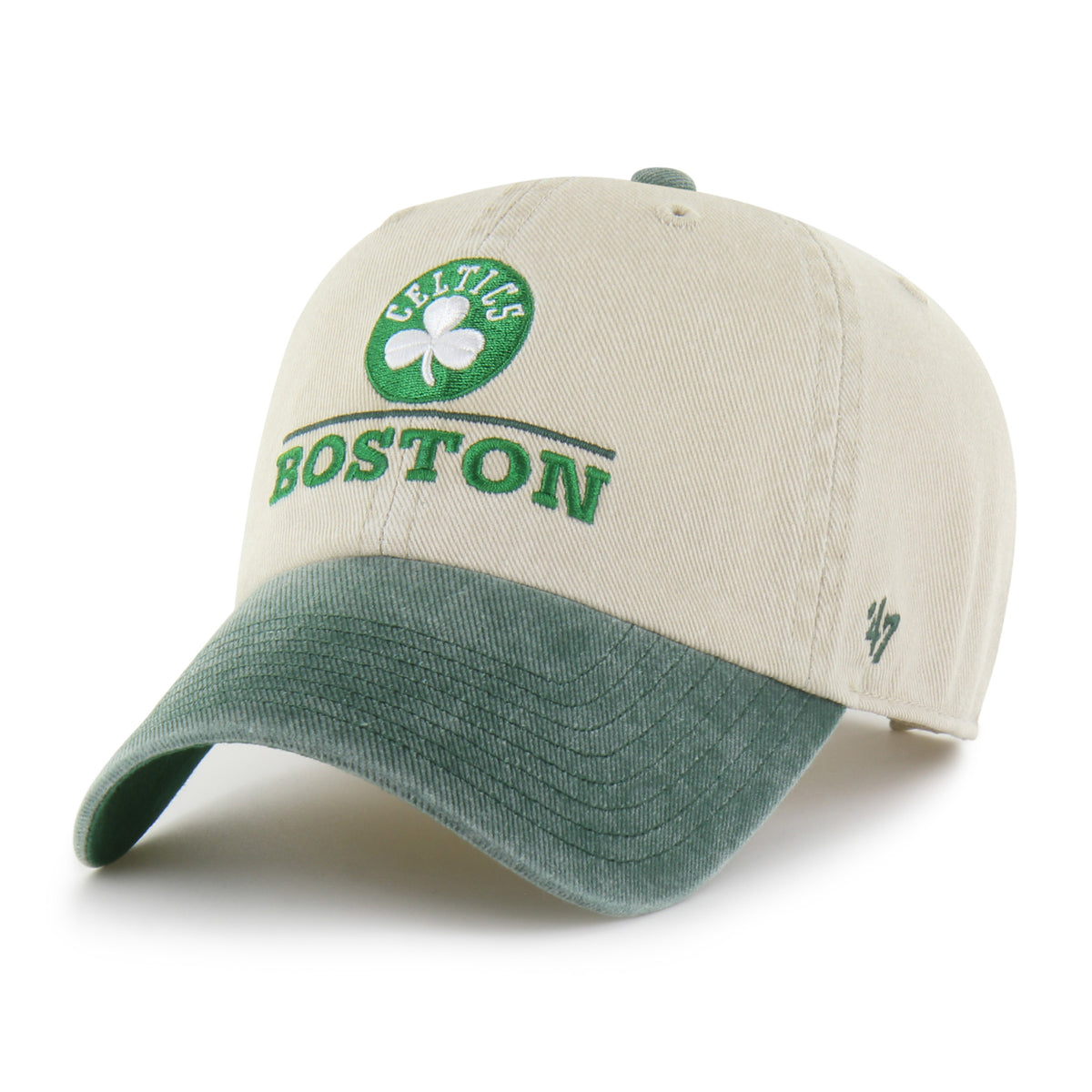 BOSTON CELTICS LOGO LINE TWO TONE '47 CLEAN UP