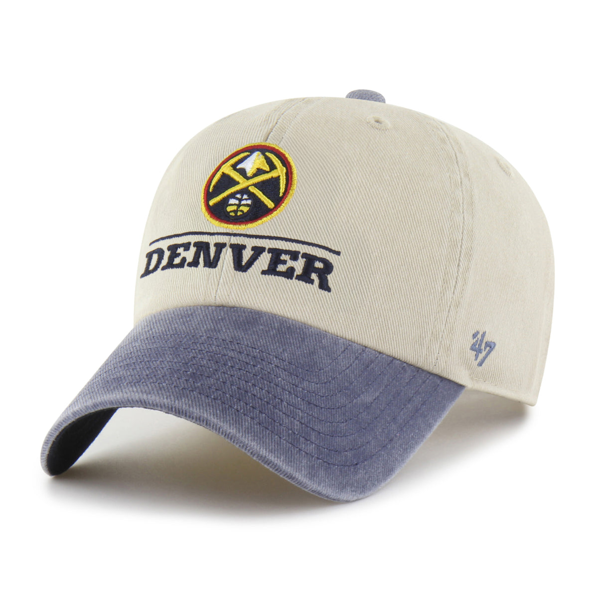 DENVER NUGGETS LOGO LINE TWO TONE '47 CLEAN UP