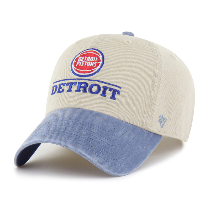 DETROIT PISTONS LOGO LINE TWO TONE '47 CLEAN UP