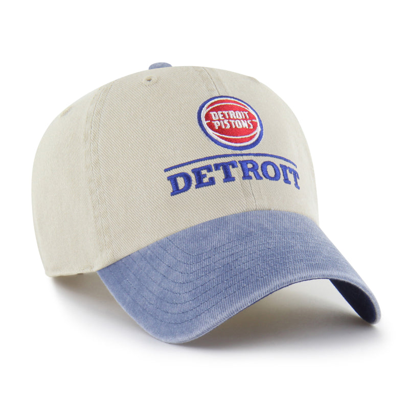 DETROIT PISTONS LOGO LINE TWO TONE '47 CLEAN UP