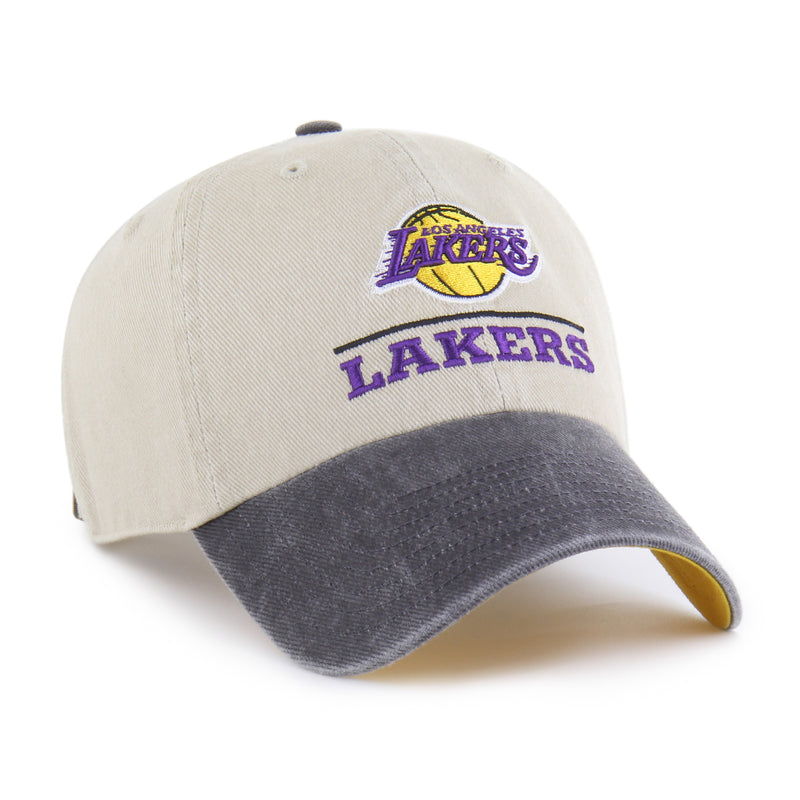 LOS ANGELES LAKERS LOGO LINE TWO TONE '47 CLEAN UP