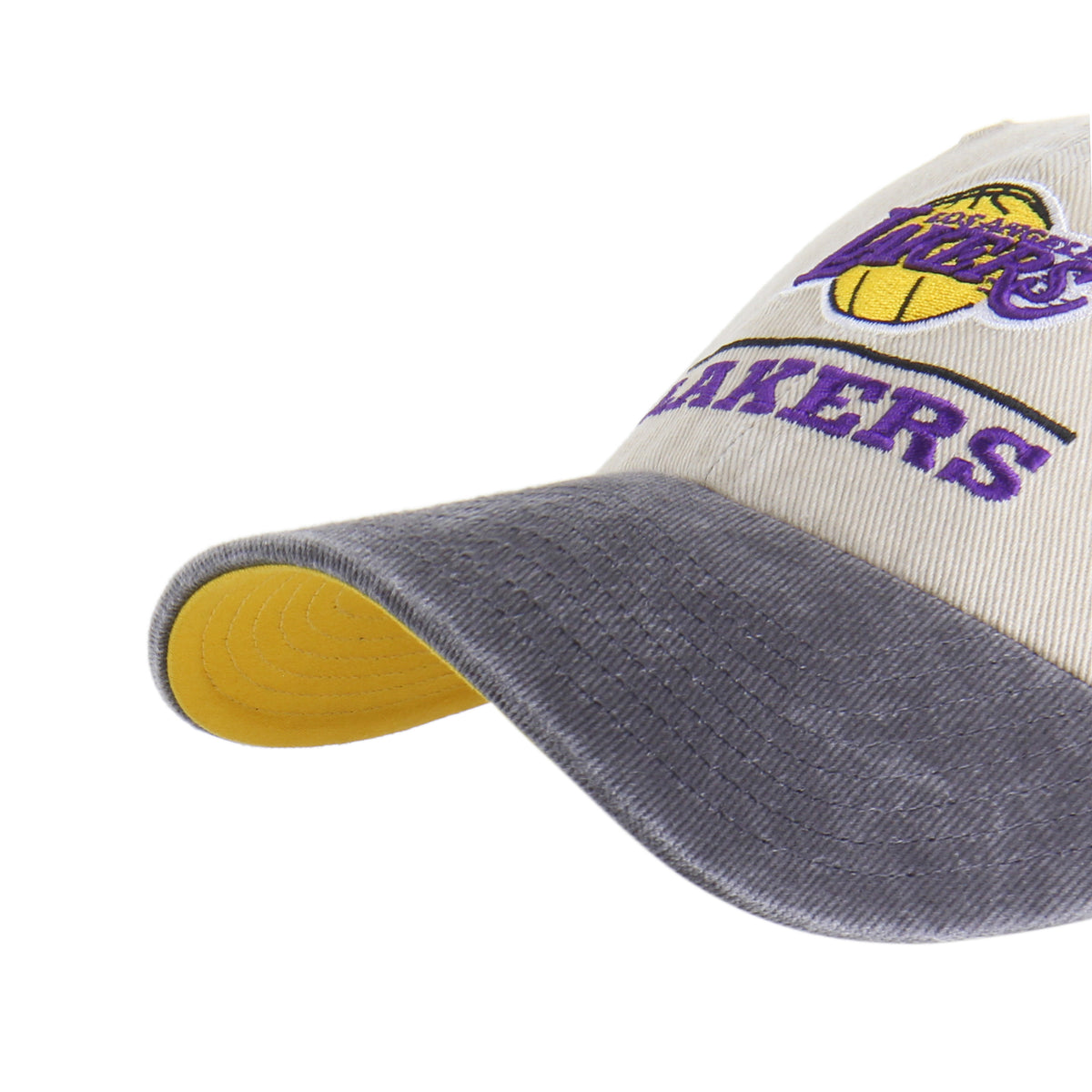 LOS ANGELES LAKERS LOGO LINE TWO TONE '47 CLEAN UP