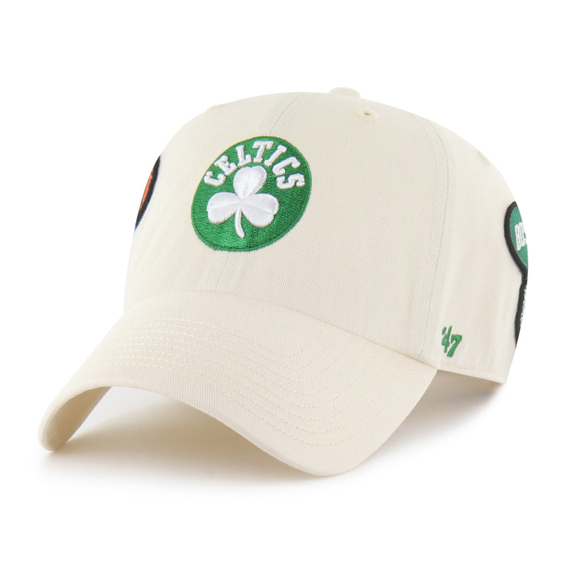 BOSTON CELTICS BADGES '47 CLEAN UP