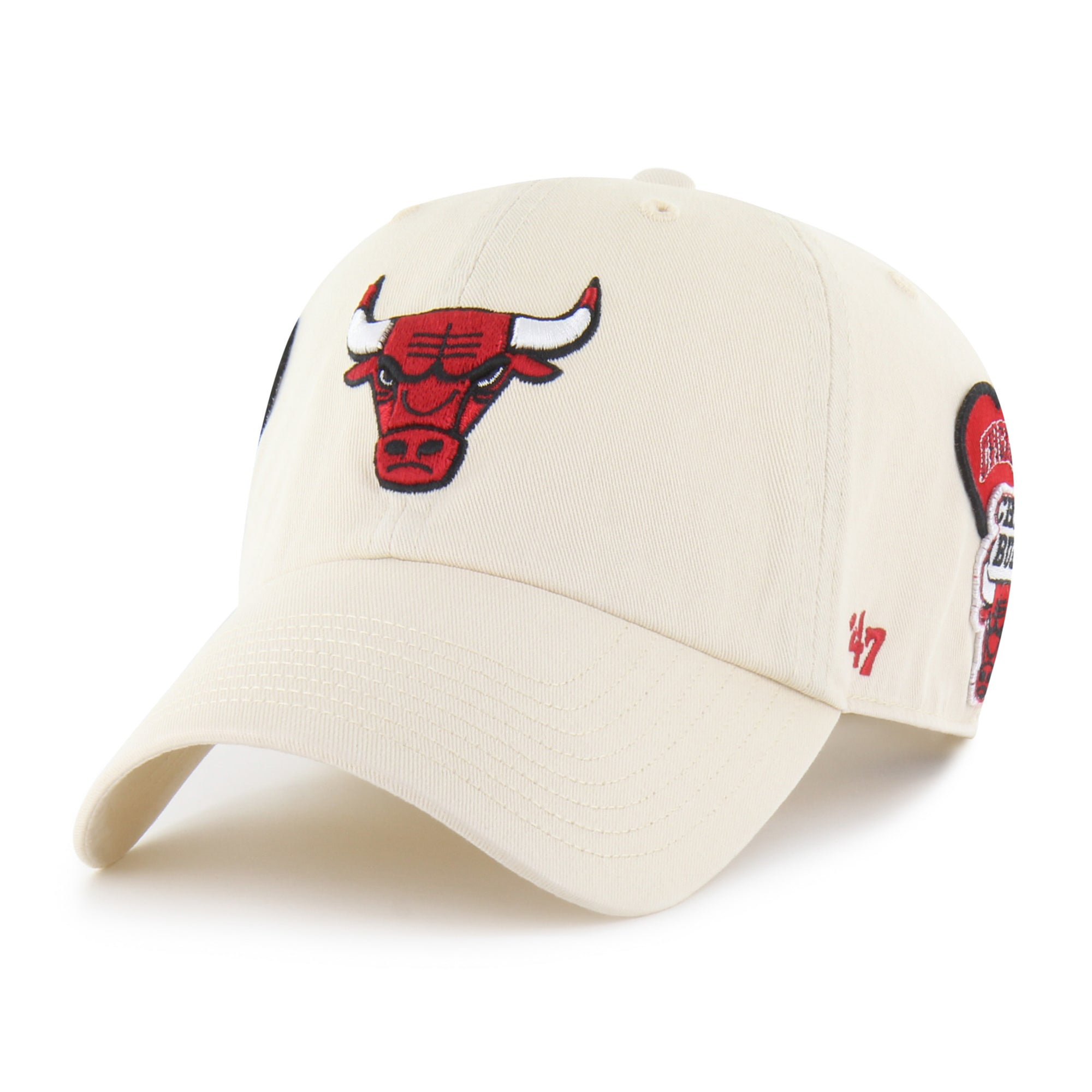 CHICAGO BULLS BADGES '47 CLEAN UP