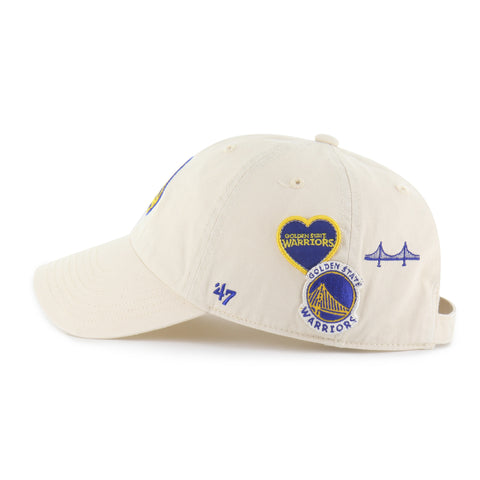 GOLDEN STATE WARRIORS BADGES '47 CLEAN UP