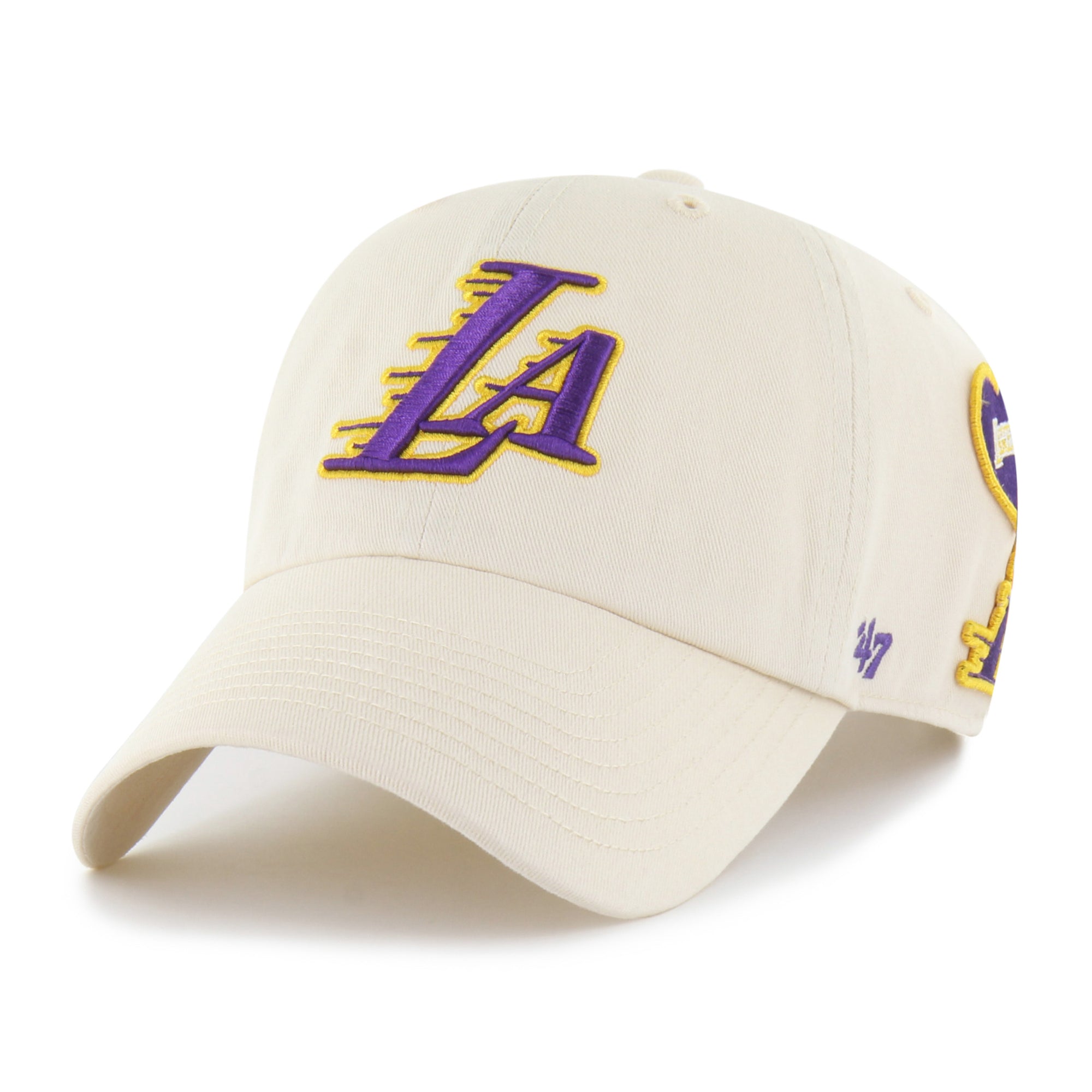 LOS ANGELES LAKERS BADGES '47 CLEAN UP