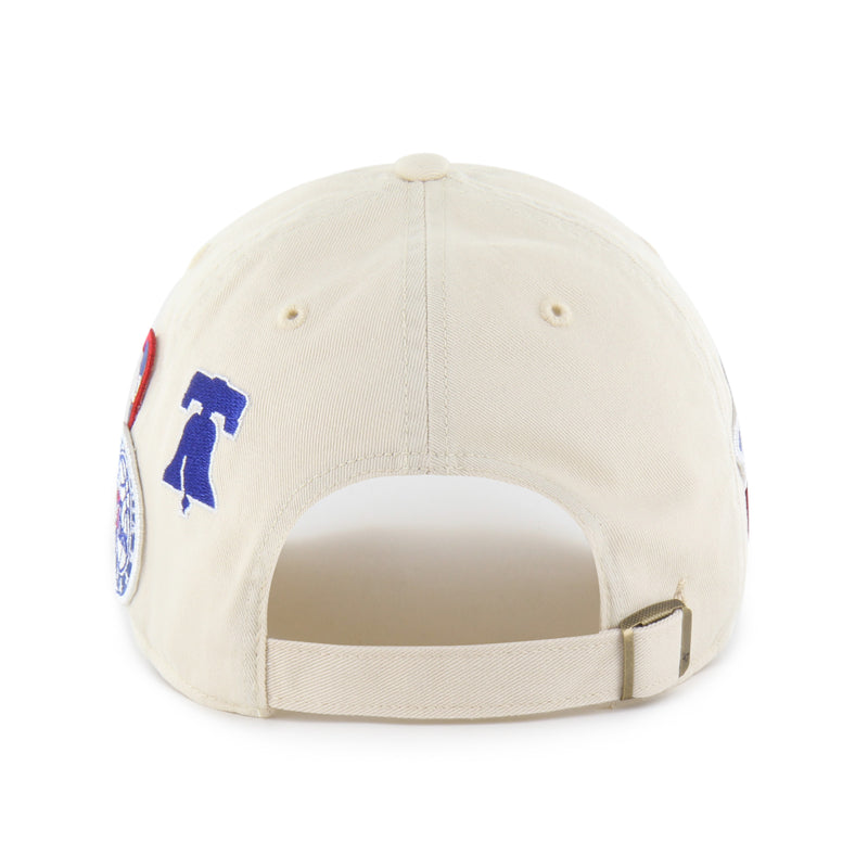 PHILADELPHIA 76ERS BADGES '47 CLEAN UP