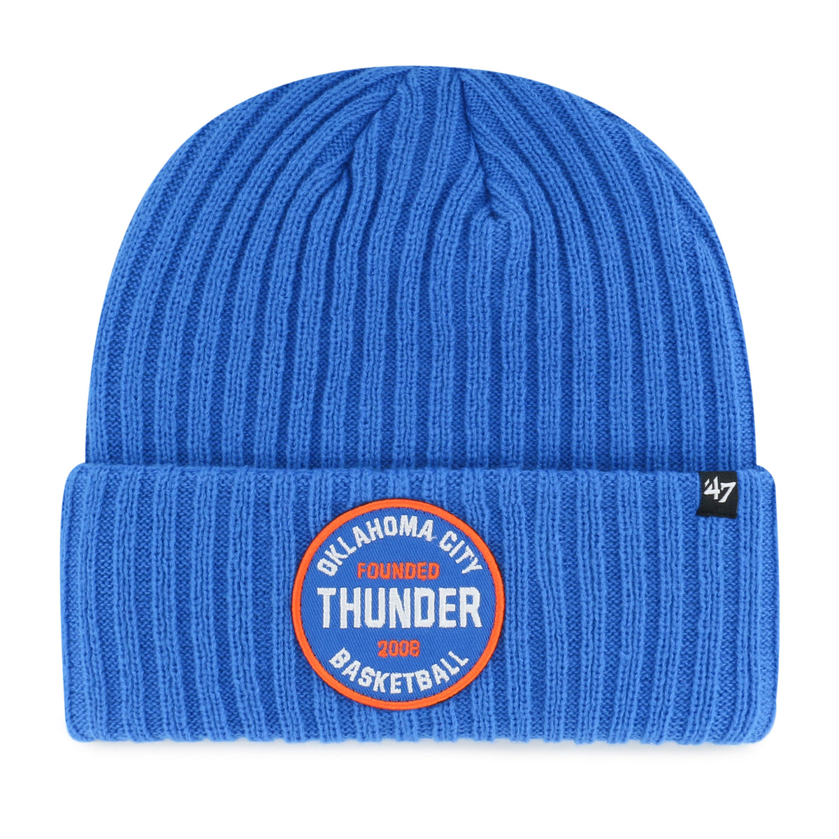 OKLAHOMA CITY THUNDER RIBBED SNOWDRIFT '47 CUFF KNIT