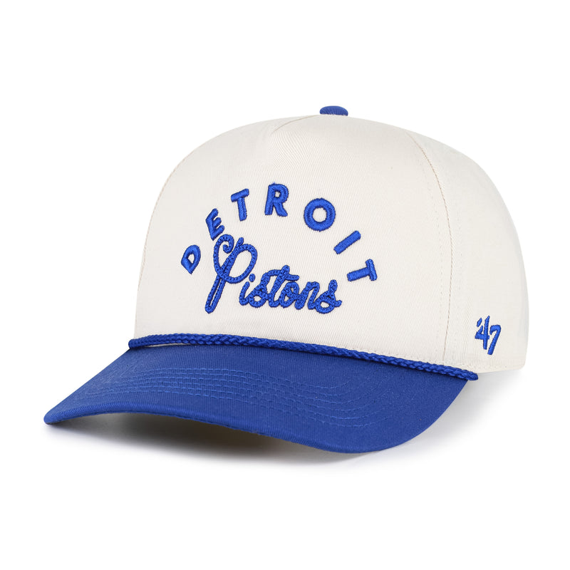 DETROIT PISTONS ROPE SCRIPT '47 HITCH RF RELAXED FIT