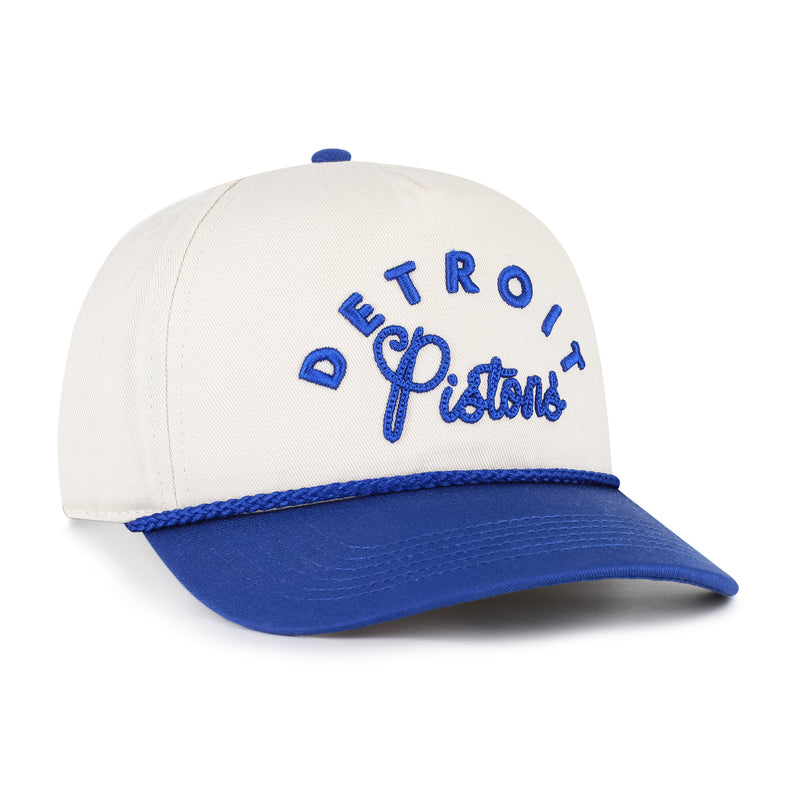 DETROIT PISTONS ROPE SCRIPT '47 HITCH RF RELAXED FIT
