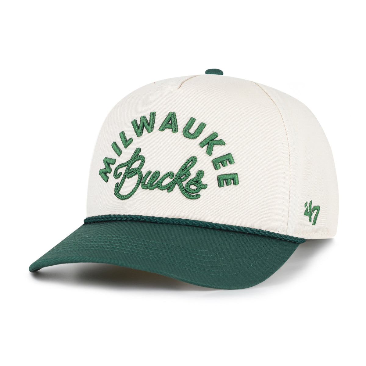 MILWAUKEE BUCKS ROPE SCRIPT '47 HITCH RF RELAXED FIT