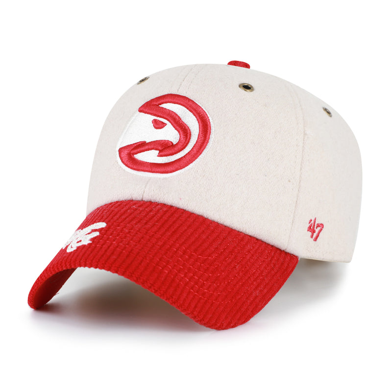 ATLANTA HAWKS ROPE SCRIPT TWO TONE '47 CLEAN UP