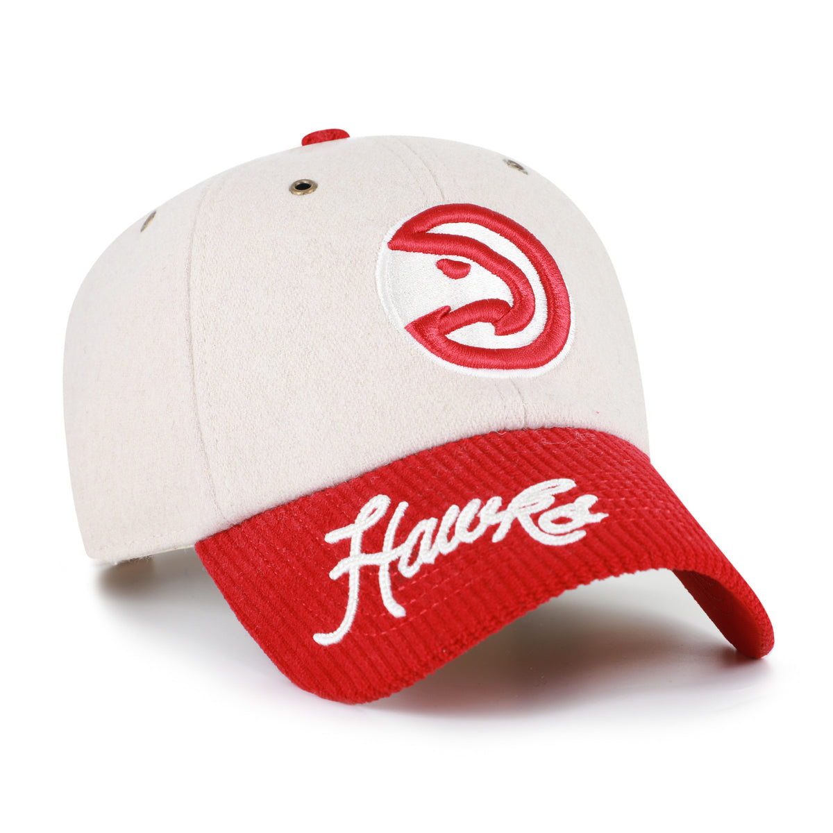 ATLANTA HAWKS ROPE SCRIPT TWO TONE '47 CLEAN UP