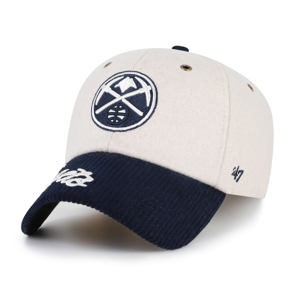 DENVER NUGGETS ROPE SCRIPT TWO TONE '47 CLEAN UP