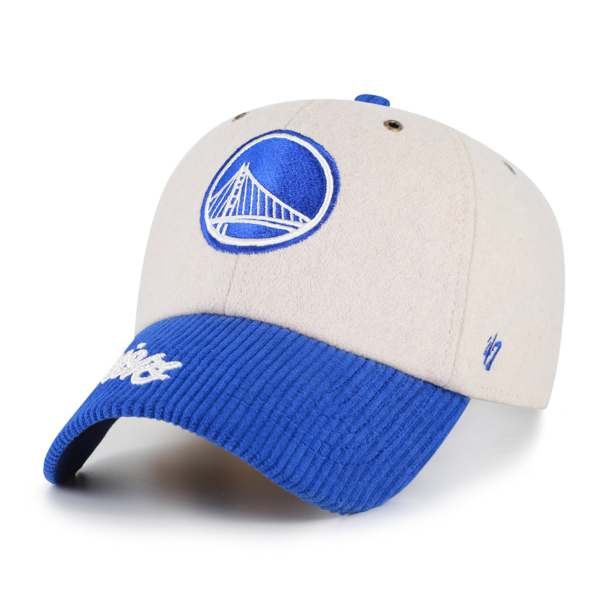 GOLDEN STATE WARRIORS ROPE SCRIPT TWO TONE '47 CLEAN UP