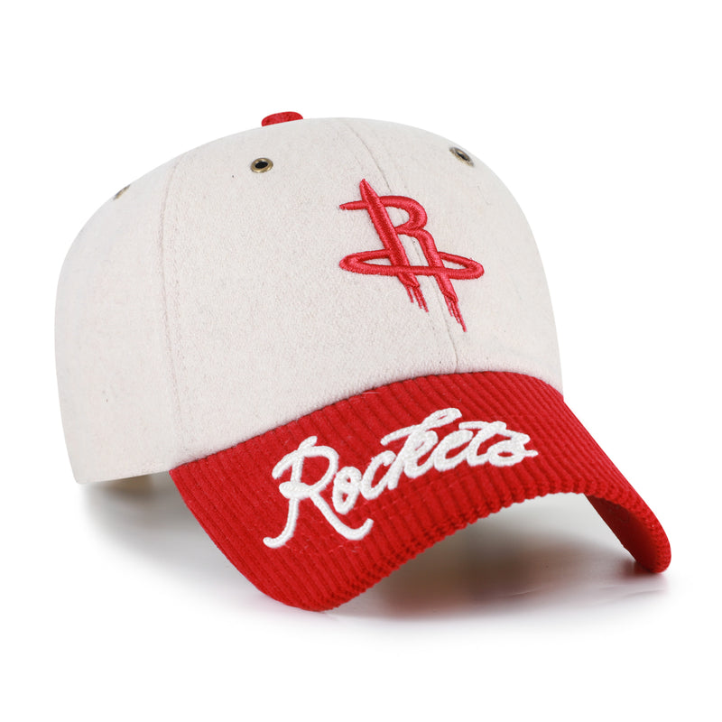 HOUSTON ROCKETS ROPE SCRIPT TWO TONE '47 CLEAN UP