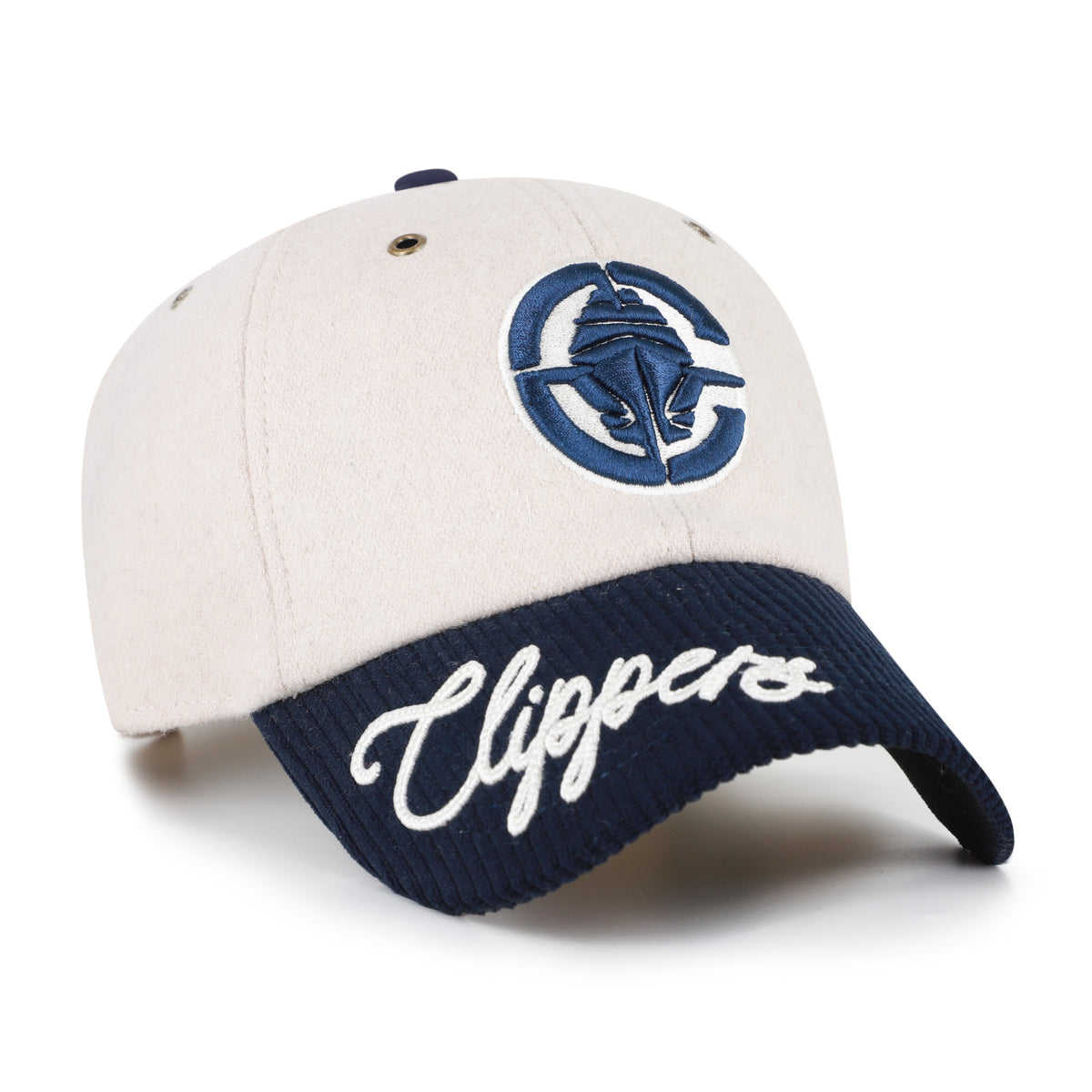 LOS ANGELES CLIPPERS ROPE SCRIPT TWO TONE '47 CLEAN UP
