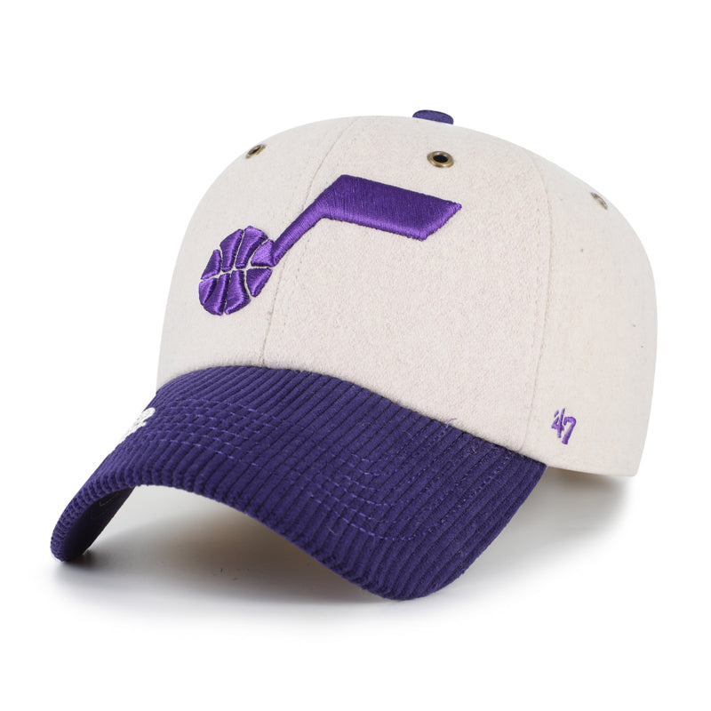 UTAH JAZZ ROPE SCRIPT TWO TONE '47 CLEAN UP