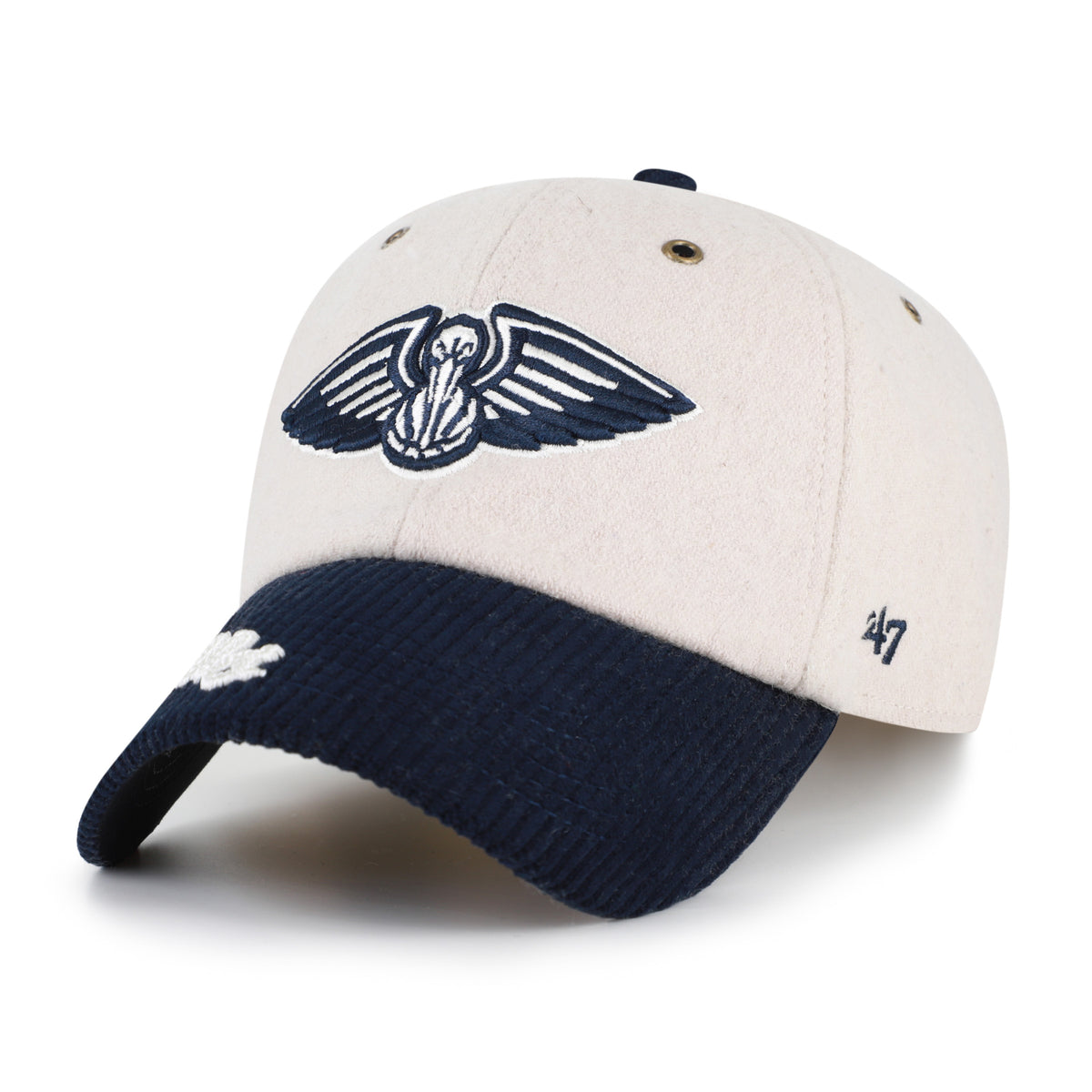 NEW ORLEANS PELICANS ROPE SCRIPT TWO TONE '47 CLEAN UP