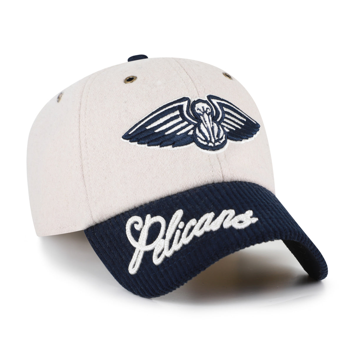 NEW ORLEANS PELICANS ROPE SCRIPT TWO TONE '47 CLEAN UP