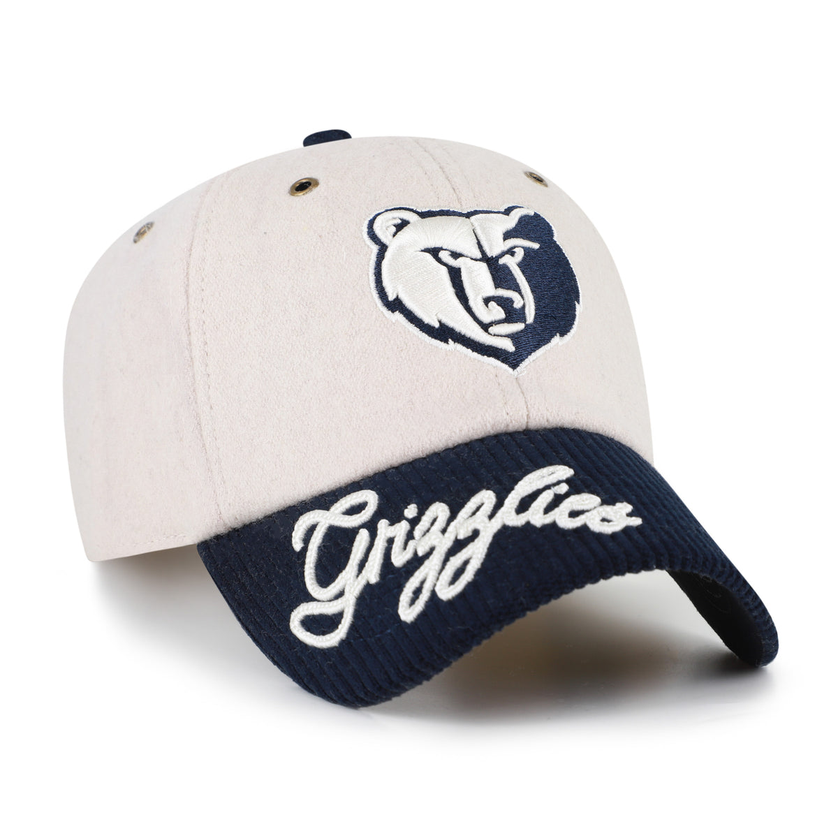 MEMPHIS GRIZZLIES ROPE SCRIPT TWO TONE '47 CLEAN UP