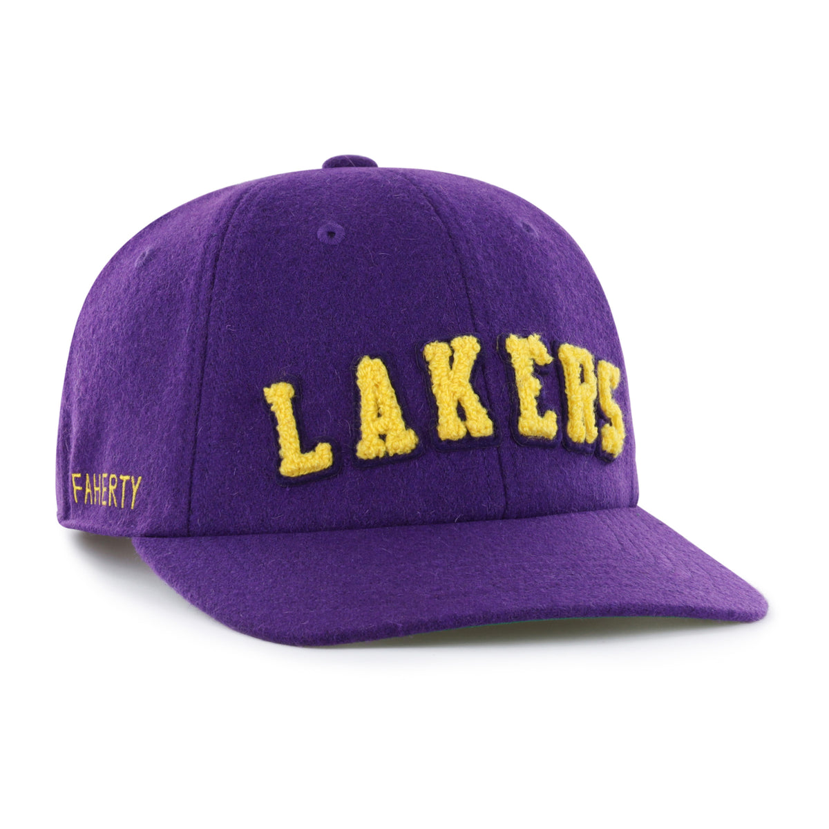 LOS ANGELES LAKERS FAHERTY X '47 CLEAN UP FLAT BRIM
