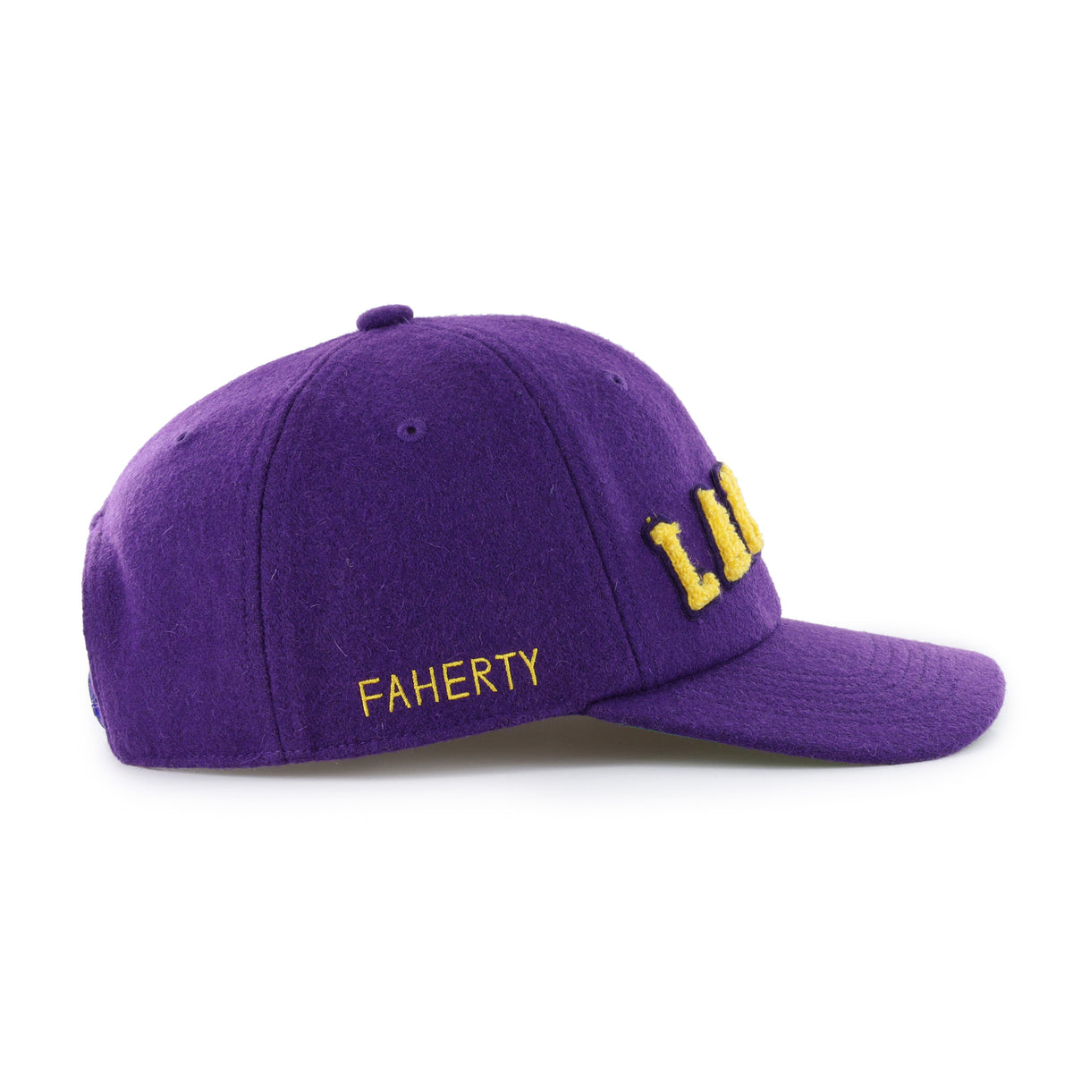 LOS ANGELES LAKERS FAHERTY X '47 CLEAN UP FLAT BRIM