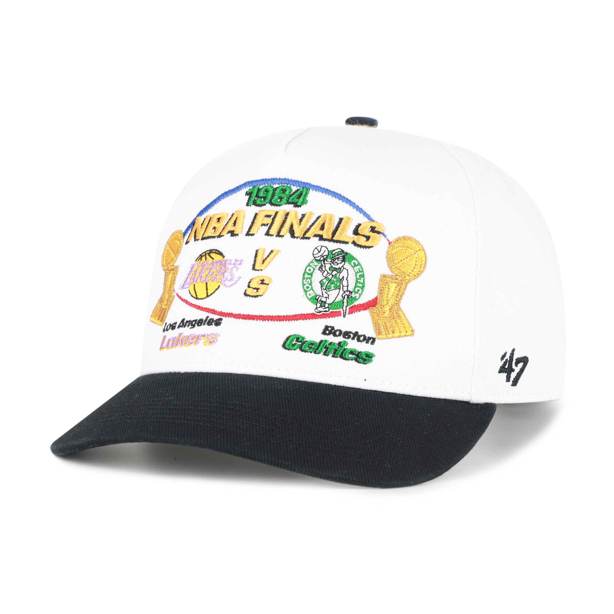 LOS ANGELES LAKERS VS. BOSTON CELTICS 1984 NBA FINALS DUELING '47 HITC