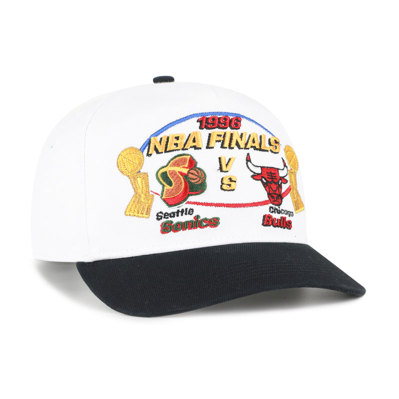 SEATTLE SONICS VS. CHICAGO BULLS NBA FINALS DUELING '47 HITCH