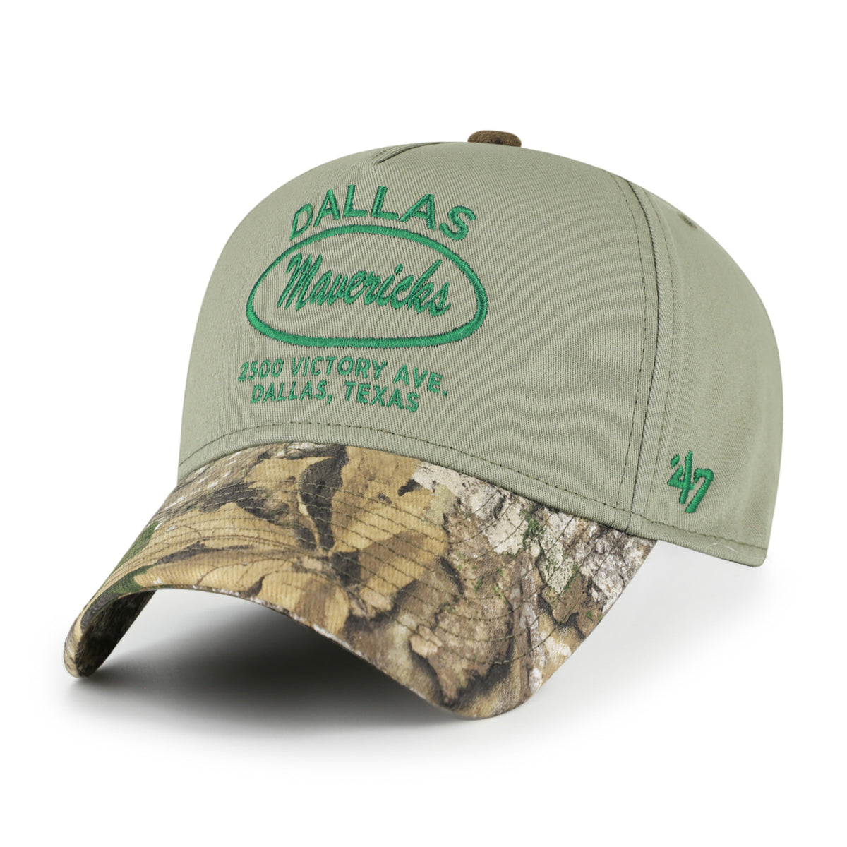 DALLAS MAVERICKS REALTREE OVAL PATCH '47 MVP