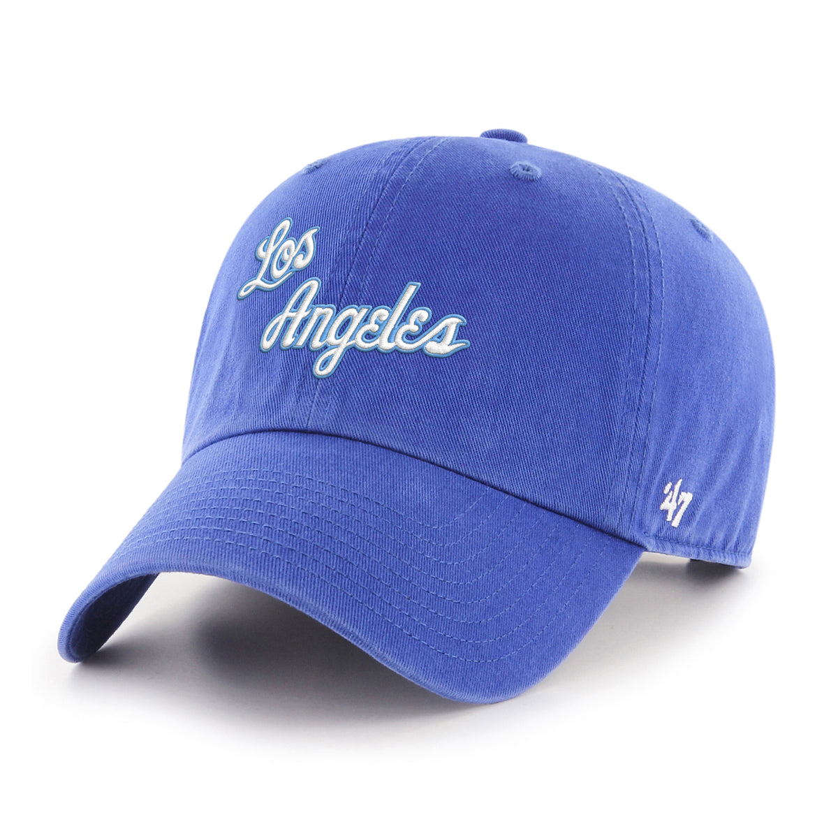 LOS ANGELES LAKERS HARDWOOD CLASSICS SCRIPT '47 CLEAN UP
