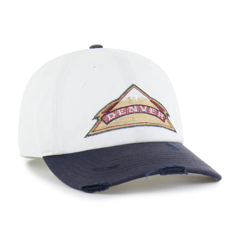 DENVER NUGGETS HARDWOOD CLASSICS WORN SCRIPT '47 CLEAN UP MF MID FIT