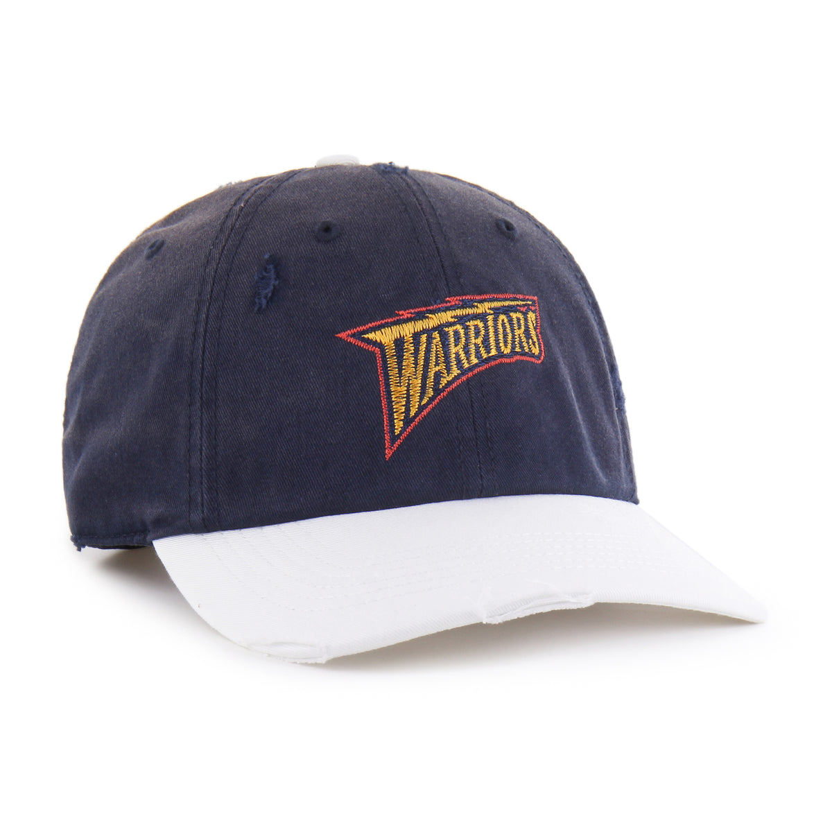 GOLDEN STATE WARRIORS HARDWOOD CLASSICS WORN SCRIPT '47 CLEAN UP MID FIT