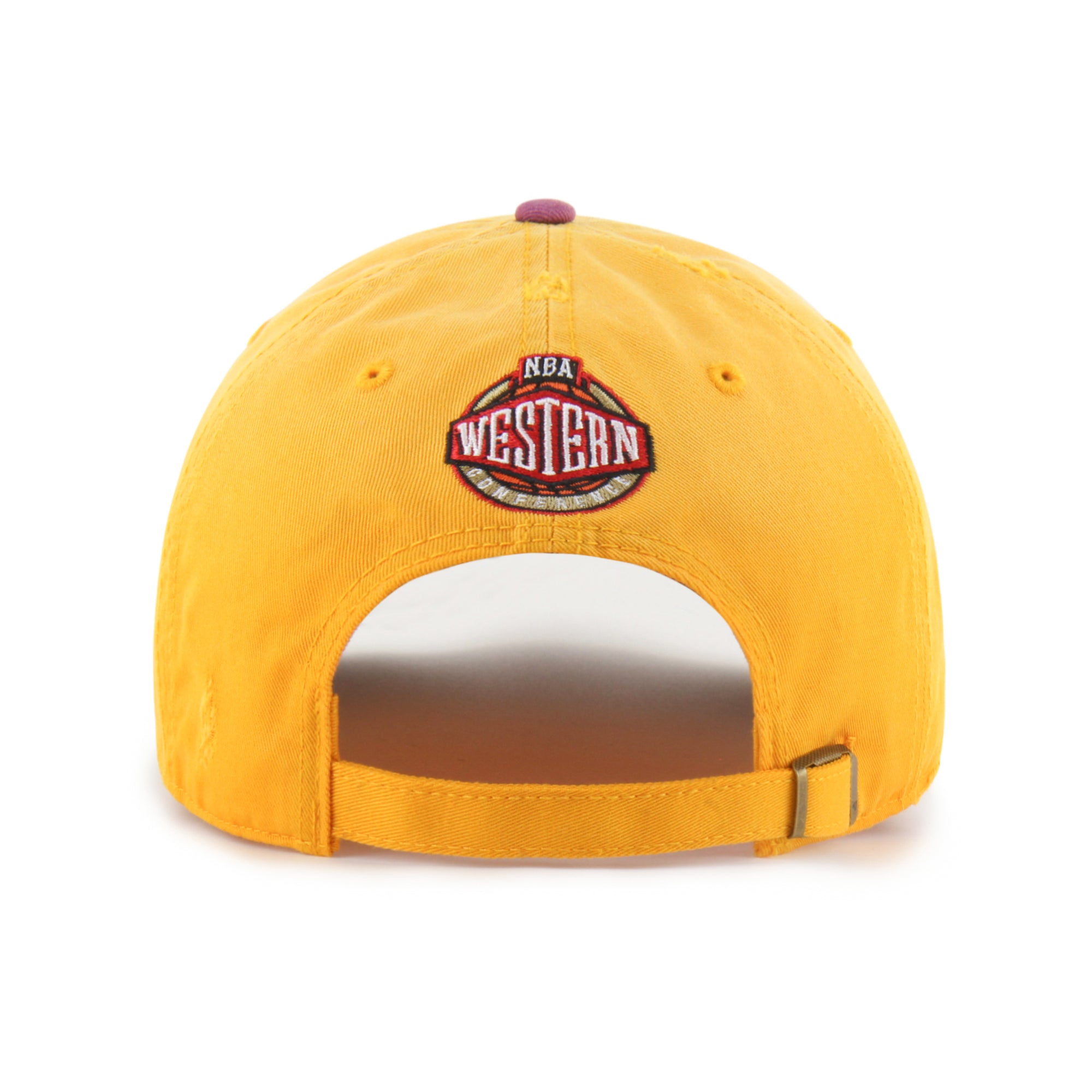 LOS ANGELES LAKERS HARDWOOD CLASSICS WORN SCRIPT '47 CLEAN UP MF MID FIT