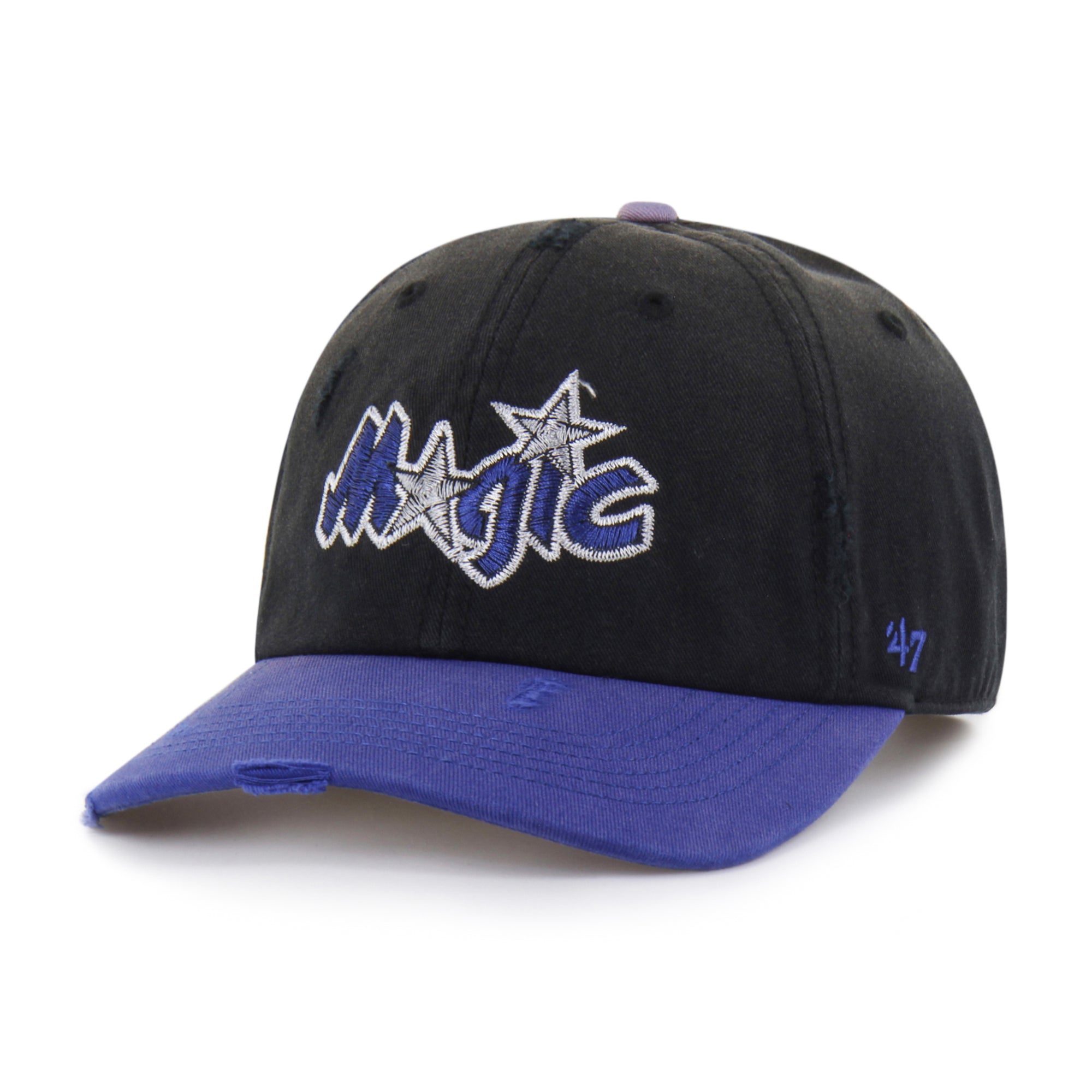 ORLANDO MAGIC HARDWOOD CLASSICS WORN SCRIPT '47 CLEAN UP MF MID FIT