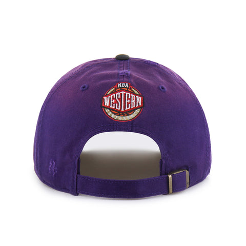 UTAH JAZZ HARDWOOD CLASSICS WORN SCRIPT '47 CLEAN UP MF MID FIT