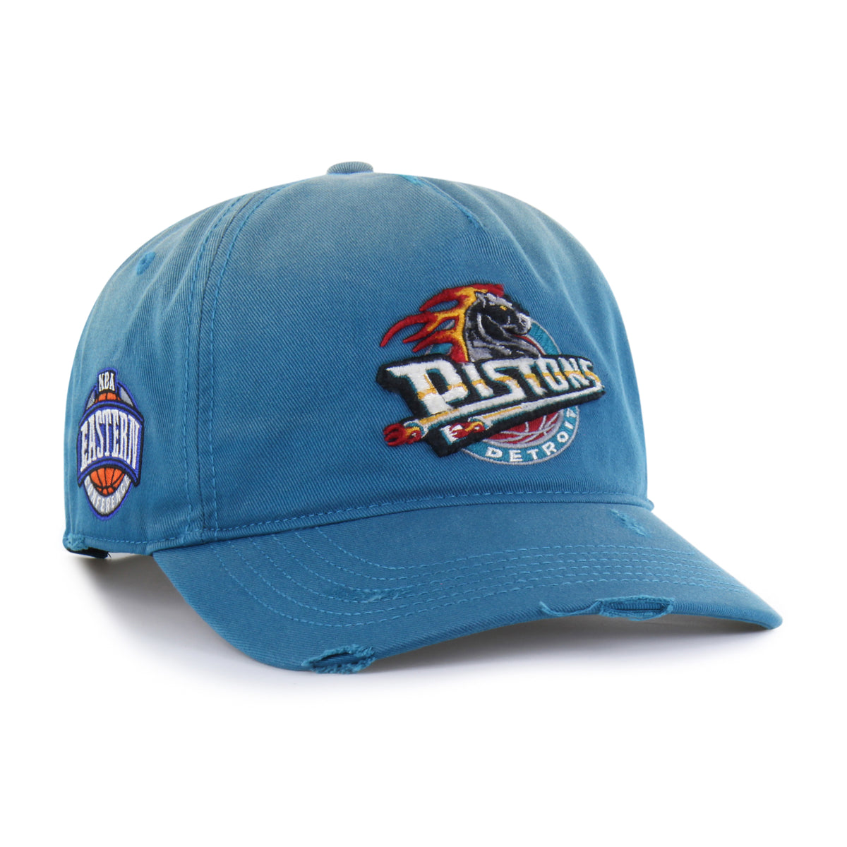 DETROIT PISTONS HARDWOOD CLASSICS WORN '47 HITCH LC LOW CROWN