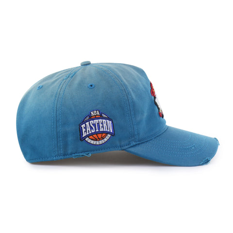 DETROIT PISTONS HARDWOOD CLASSICS WORN '47 HITCH LC LOW CROWN