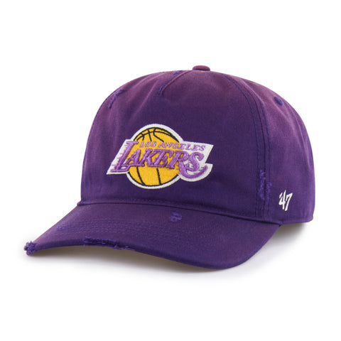 LOS ANGELES LAKERS HARDWOOD CLASSICS WORN '47 HITCH LC LOW CROWN
