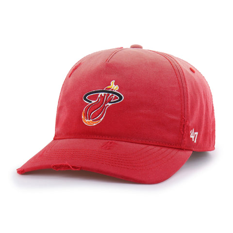 MIAMI HEAT HARDWOOD CLASSICS WORN '47 HITCH LC LOW CROWN