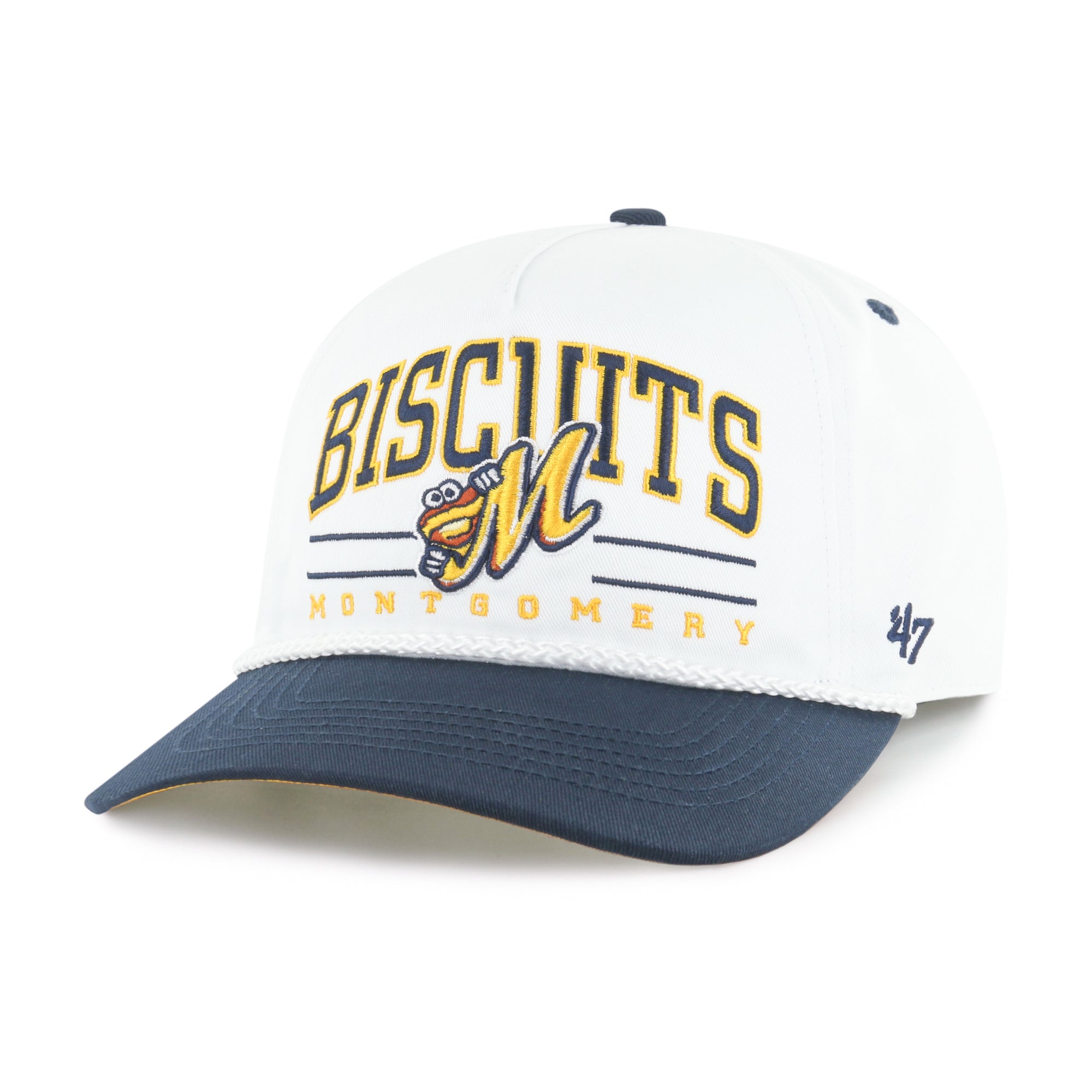 MONTGOMERY BISCUITS ROSCOE ROPE TWO TONE '47 HITCH
