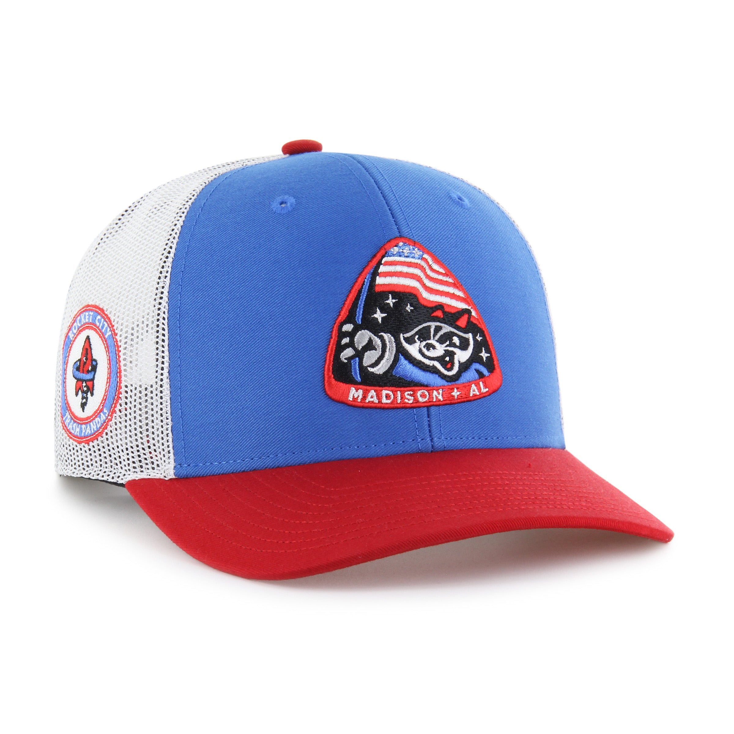 ROCKET CITY TRASH PANDAS SIDE NOTE '47 TRUCKER - Blue