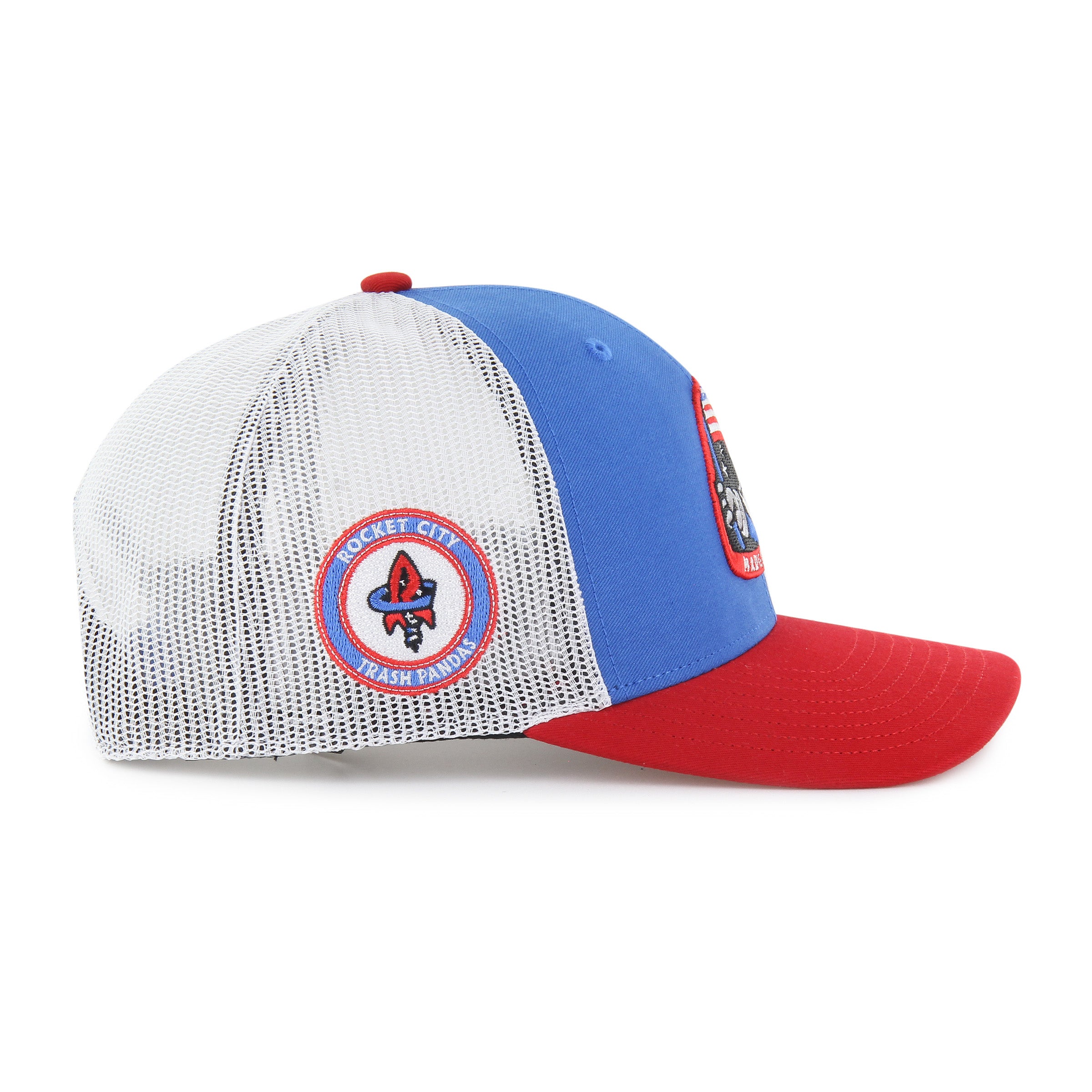 ROCKET CITY TRASH PANDAS SIDE NOTE '47 TRUCKER - Blue