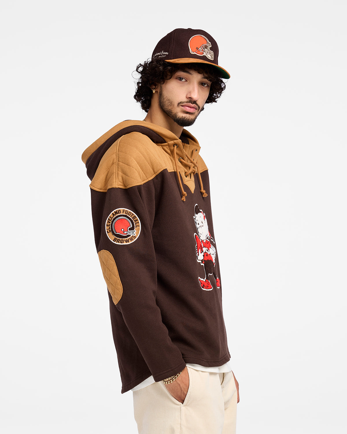 CLEVELAND BROWNS HISTORIC FLANNAGAN '47 WINGBACK LACER