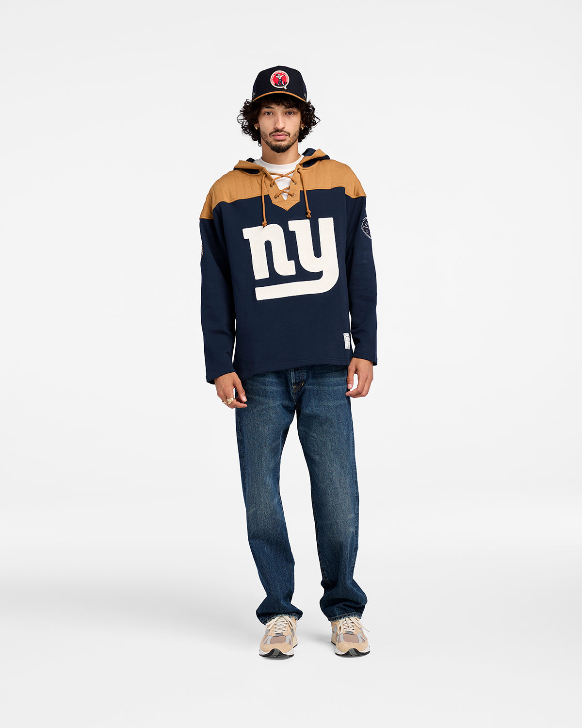 NEW YORK GIANTS HISTORIC FLANNAGAN '47 WINGBACK LACER