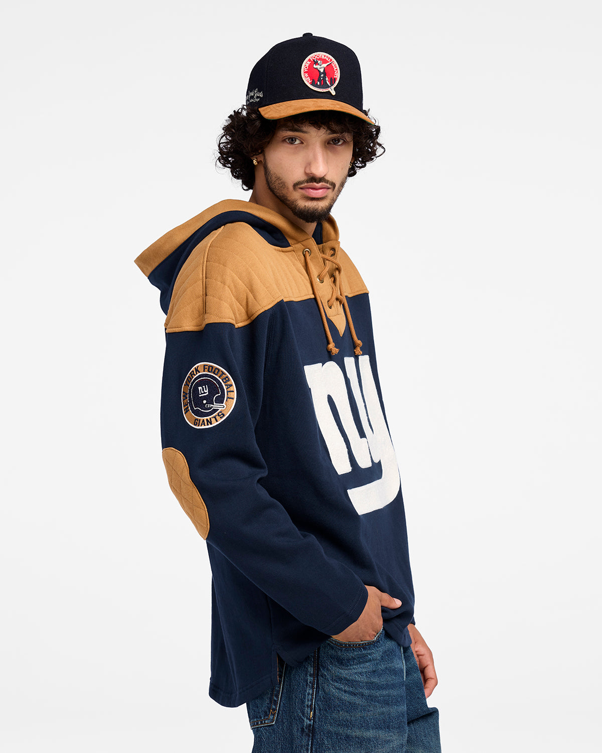 NEW YORK GIANTS HISTORIC FLANNAGAN '47 WINGBACK LACER