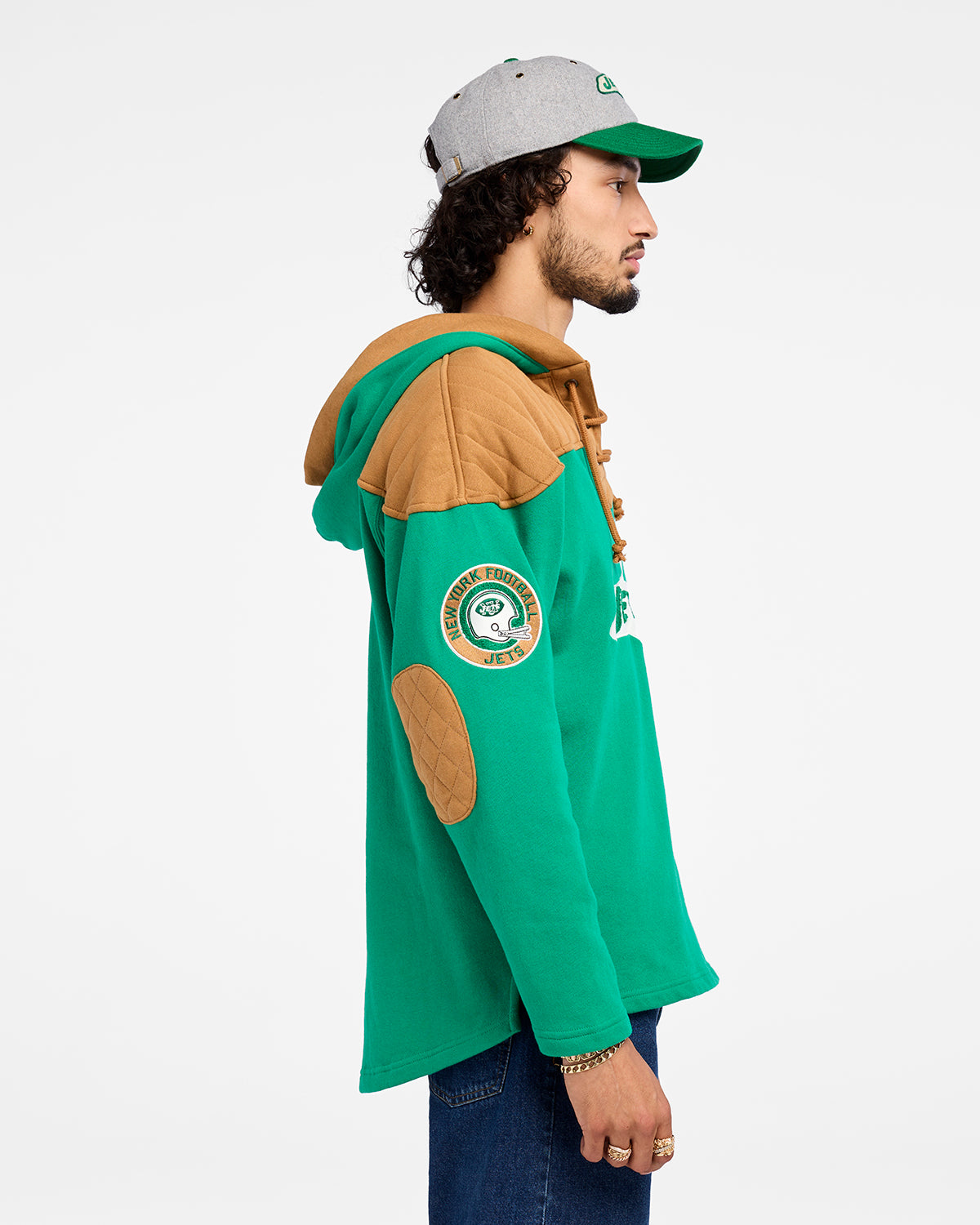 NEW YORK JETS HISTORIC FLANNAGAN '47 WINGBACK LACER